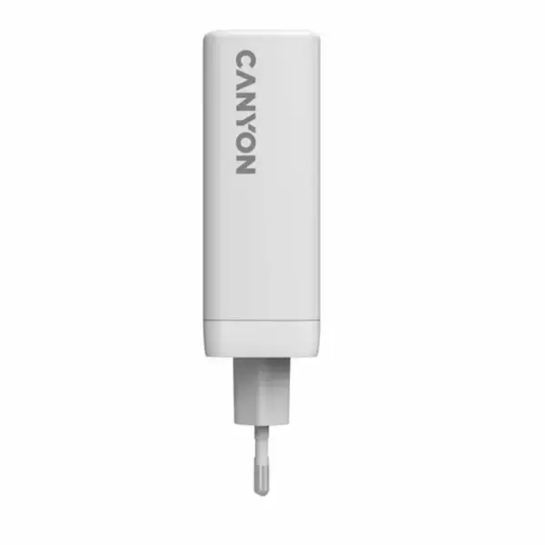 Зарядний пристрій Canyon CU140ACC GaN 150W 3xPD 1xQC EU White (CNS-CUW140ACC)