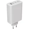 Зарядний пристрій Canyon CU140ACC GaN 150W 3xPD 1xQC EU White (CNS-CUW140ACC)