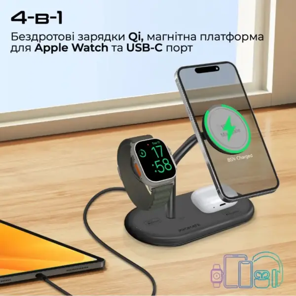 Зарядний пристрій Promate wireless (synergy-pro.black)