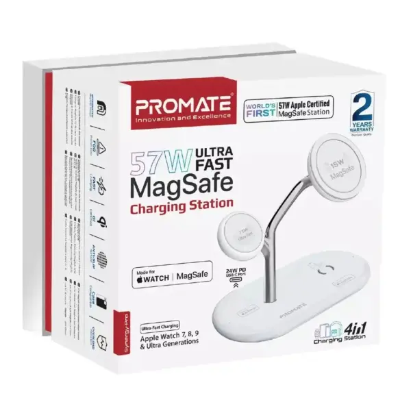 Зарядний пристрій Promate wireless (synergy-pro.white)