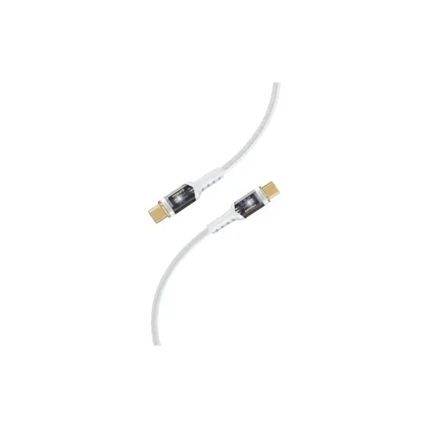 Дата кабель USB-C to USB-C 2.0m Promate (lucidline-cc200.white)