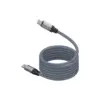 Дата кабель USB-C to USB-C 1.2m Promate (springy.grey)