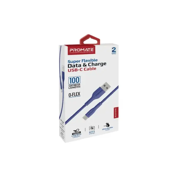 Дата кабель USB 2.0 AM to USB-C 1.2m Promate (xcord-ac.navy) Дата кабель USB 2.0 AM to USB-C 1.2m Promate (xcord-ac.navy)