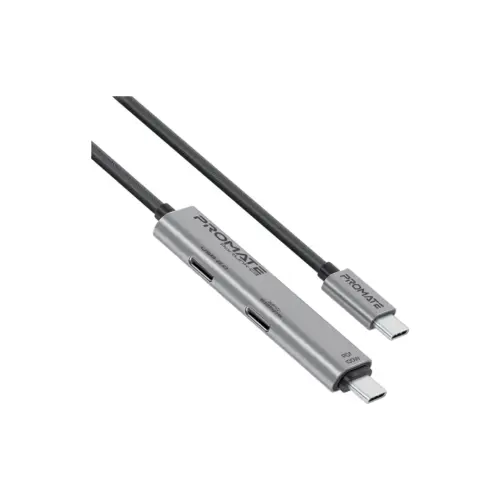 Дата кабель USB-C to USB-C 1.5m Promate (portlink-c3.black)