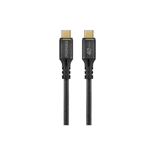 Дата кабель USB-C to USB-C 1.0m Promate (powerbolt240-1m.black)
