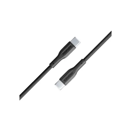 Дата кабель USB-C to USB-C 1.0m Promate (xcord-cc.black)