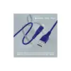 Дата кабель USB 2.0 AM to Lightning 1.2m blue Promate (powerline-ai120.blue)