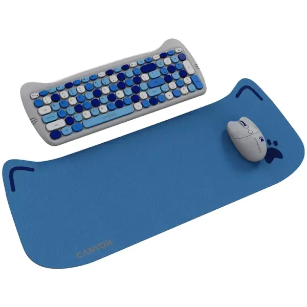 Комплект Canyon HSET-W6 Kitty Edition Wireless UA Blue (CNS-HSETW6BL)