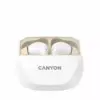 Навушники Canyon Hexagon 7 TWS ANC+ENC Wireless Charge White/Beige (CNS-TWS7WB)