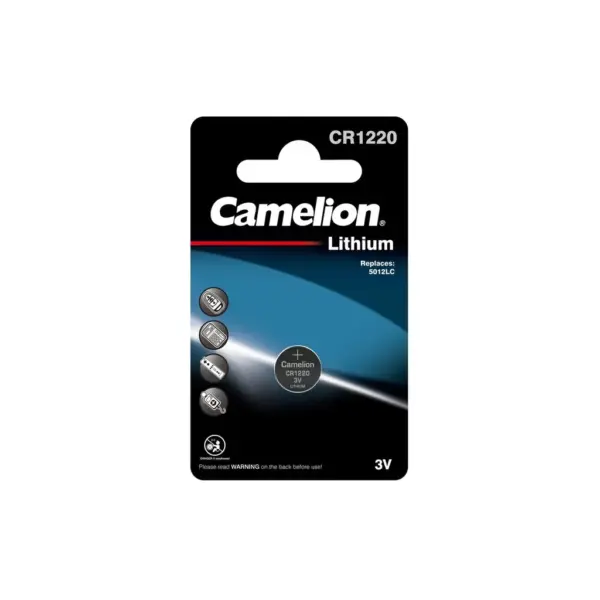 Батарейка Camelion CR 1220 Lithium * 1 (CR1220-BP1)