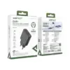 Зарядний пристрій Acefast 2xUSB 30W (USB-C+USB-A) Gan A69 ultra-thin Fast Charger Black (6974316282709)