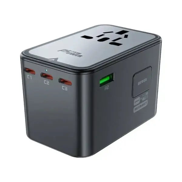 Зарядний пристрій Acefast 5xUSB 75W (3xUSB-C + 2xUSB-A) Gan Z1 Fast Charger (6974316282495)