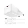 Зарядний пристрій Acefast USB-C 30W Gan A77 mini + USB-C cable Fast Charger White (6974316282853)