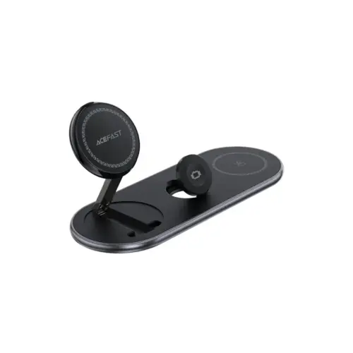 Зарядний пристрій Acefast Wireless QI 3in1 15W E19 Qi2 (6974316283096)