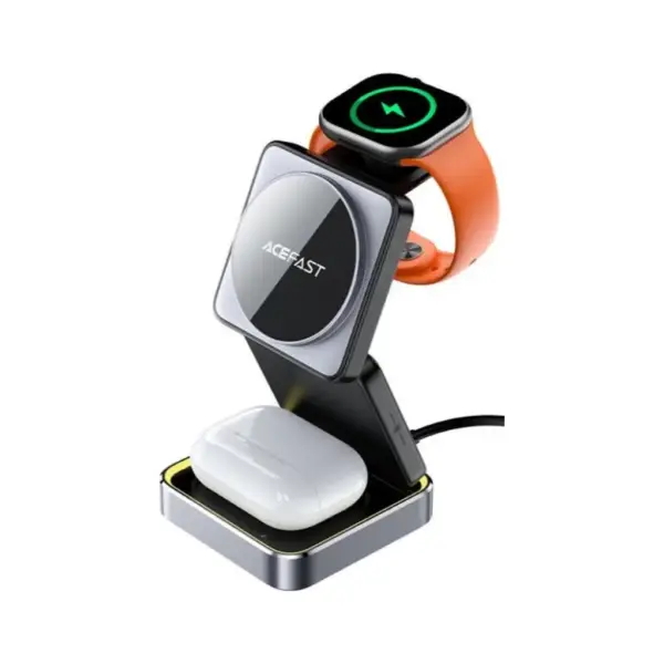 Зарядний пристрій Acefast Wireless QI 3in1 15W E20 (6974316283478)