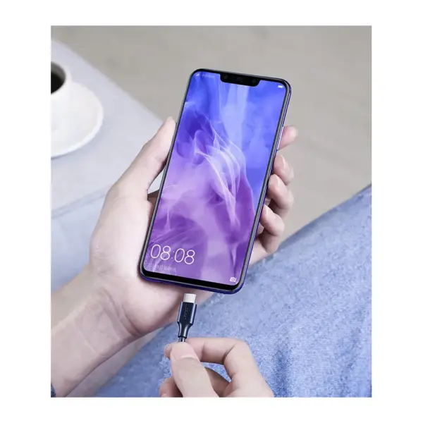 Дата кабель USB 2.0 AM to USB-C 0.5m 3.0A (18W) Nickel Plating US287 Black Ugreen (60115)
