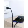 Дата кабель USB 2.0 AM to USB-C 0.5m 3.0A (18W) Nickel Plating US287 Black Ugreen (60115)