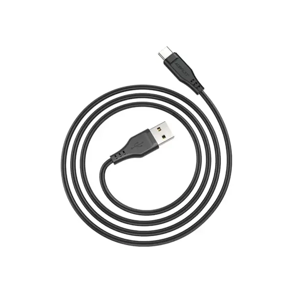 Дата кабель USB 2.0 AM to USB-C 1.2m 3.0A TPE Black Acefast (6974316280866) Дата кабель USB 2.0 AM to USB-C 1.2m 3.0A TPE Black Acefast (6974316280866)