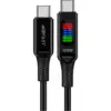 Дата кабель USB-C to USB-C 1.2m 100W with display C7-03 Acefast (6974316282778)