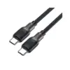 Дата кабель USB-C to USB-C 1.2m 3A silicone braid C10-03 Acefast (6974316283119)