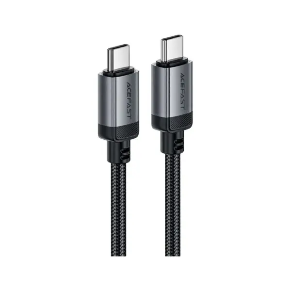 Дата кабель USB-C to USB-C 1.2m 3A aluminum alloy C20-03 Black Acefast (6974316283775) Дата кабель USB-C to USB-C 1.2m 3A aluminum alloy C20-03 Black Acefast (6974316283775)