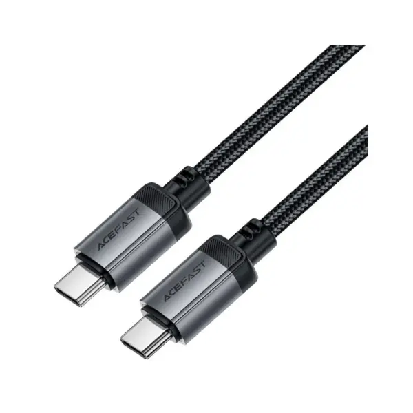Дата кабель USB-C to USB-C 1.2m 3A aluminum alloy C20-03 Black Acefast (6974316283775) Дата кабель USB-C to USB-C 1.2m 3A aluminum alloy C20-03 Black Acefast (6974316283775)