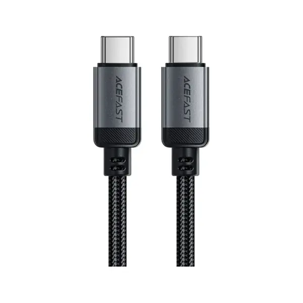 Дата кабель USB-C to USB-C 1.2m 3A aluminum alloy C20-03 Black Acefast (6974316283775) Дата кабель USB-C to USB-C 1.2m 3A aluminum alloy C20-03 Black Acefast (6974316283775)