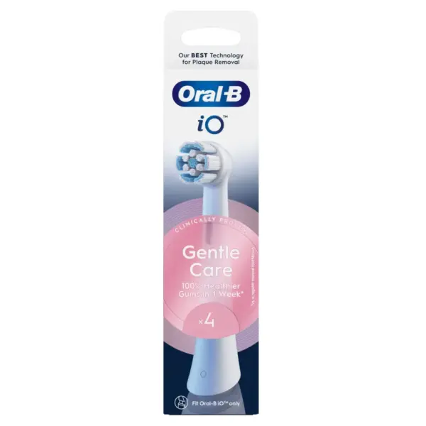 Насадка для зубної щітки Oral-B iO Gentle Care White 4ct (8700216199438)