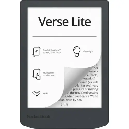 Електронна книга Pocketbook 619 Verse Lite, Midnight Grey (PB619-T-CIS)