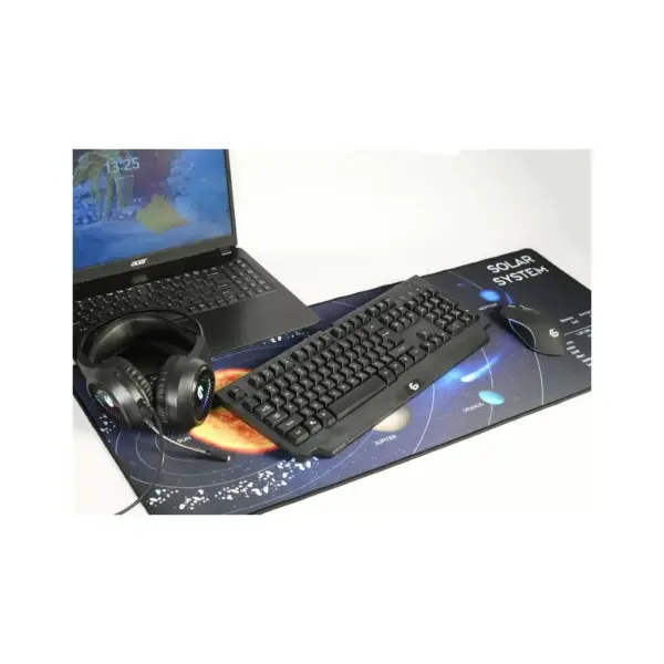 Килимок для мишки Gembird MP-SOLARSYSTEM-XL-01 Black (MP-SOLARSYSTEM-XL-01)