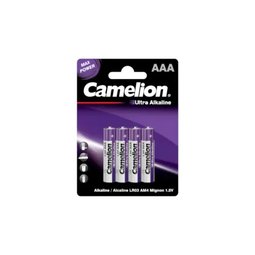 Батарейка Camelion AAA LR03 Ultra Alkaline * 4 (LR03-BP4UT)