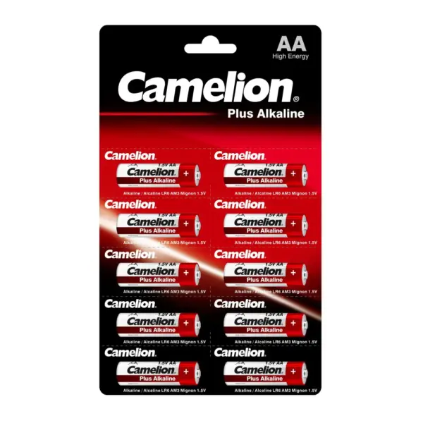Батарейка Camelion AA LR6 Plus Alkaline * 10 (LR6-BP1x10P)