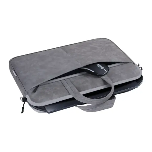 Сумка для ноутбука Defender 15.6" Solid PU gray (26088)