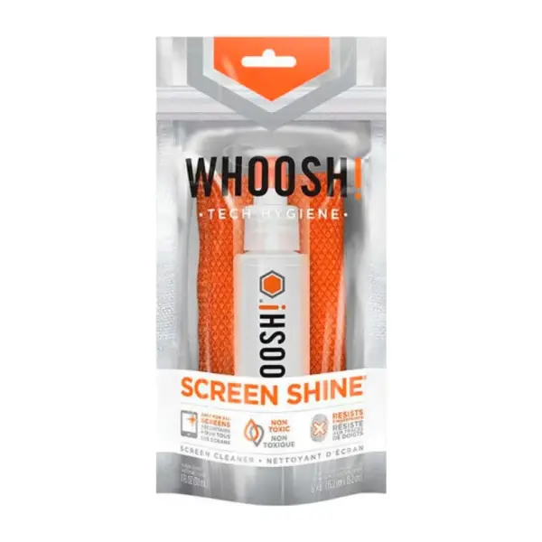 Спрей для очищення Whoosh! Screen Shine GO 30ml, microfiber 14x14cm (1FG30ENFR)
