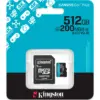 Карта пам'яті Kingston 512GB microSDXC сlass 10 UHS-I U3 V30 A2 Canvas Go Plus G4 (SDCG4/512GB)