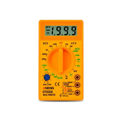 Цифровий мультиметр ANENG AN-DT830X, V, A, R, C, функція hFE (AN-DT830X)