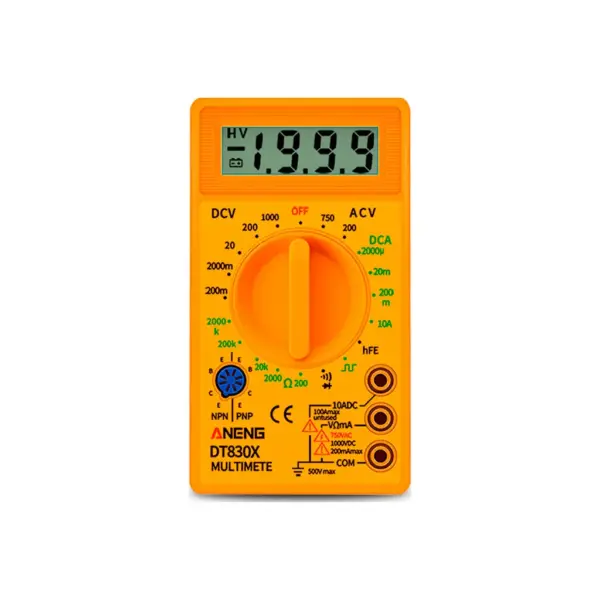 Цифровий мультиметр ANENG AN-DT830X, V, A, R, C, функція hFE (AN-DT830X) Цифровий мультиметр ANENG AN-DT830X, V, A, R, C, функція hFE (AN-DT830X)