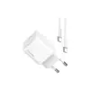 Зарядний пристрій ColorWay GaN Mini 30W PD Port PPS USB-C white + cable Type-C (CW-CHS054PDC-WT)