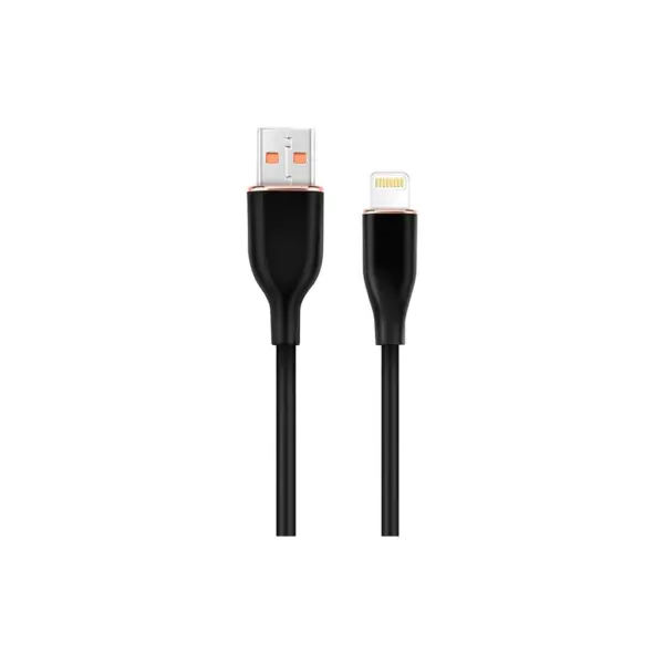 Дата кабель USB 2.0 AM to Lightning 1.5m 2.1A Cablexpert (CC-USB2S-AM8PM-1.5M-BK)