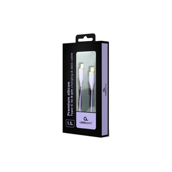 Дата кабель USB 2.0 AM to Lightning 1.5m 2.25A Cablexpert (CC-USB2S-CM8PM-1.5M-P) Дата кабель USB 2.0 AM to Lightning 1.5m 2.25A Cablexpert (CC-USB2S-CM8PM-1.5M-P)