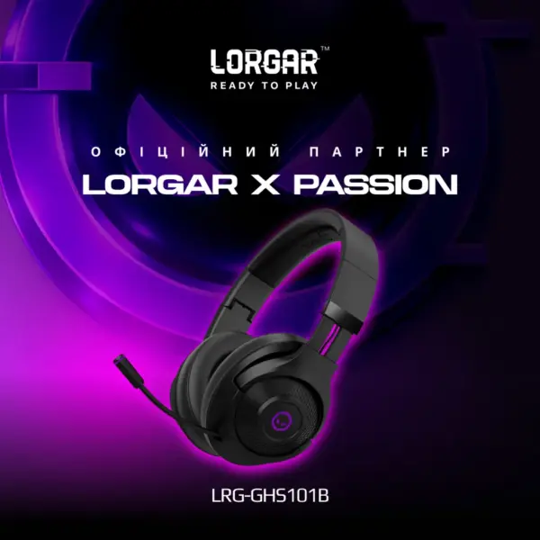 Навушники Lorgar Noah 702 Black (LRG-GHS702)