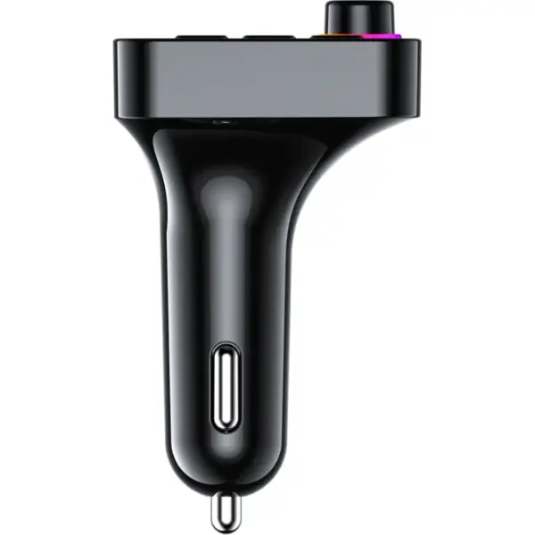 FM модулятор Havit HV-FM819BT USB-A+USB-C PD24W RGB Black (HV-FM819BT)