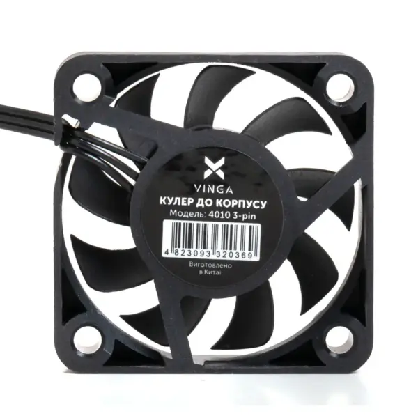 Кулер до корпусу Vinga 4010 3-pin ОЕМ