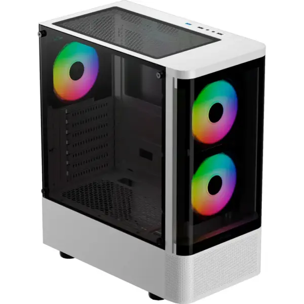 Корпус для ПК Gamdias TALOS E3 CG WH (4711514501209)