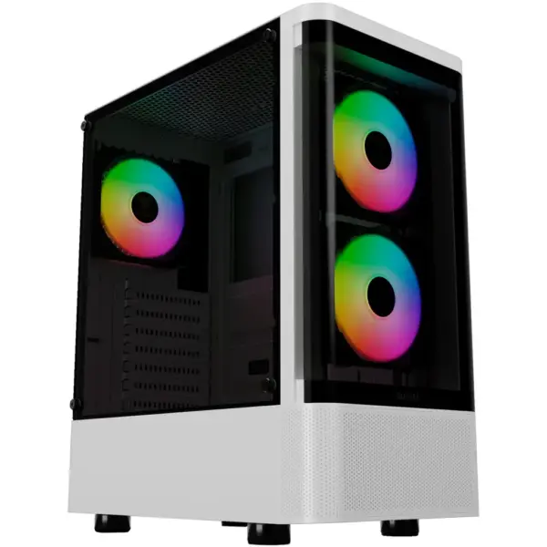 Корпус для ПК Gamdias TALOS E3 CG WH (4711514501209)