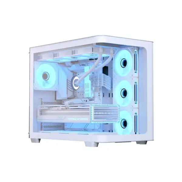 Корпус для ПК AeroCool P500C-G-WT-v1 White (ACCM-PN01043.21)