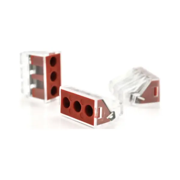 З'єднувач кабелю 3-pin аналог WAGO K773-173, 50штпак Voltronic (K773-173/50) З'єднувач кабелю 3-pin аналог WAGO K773-173, 50штпак Voltronic (K773-173/50)