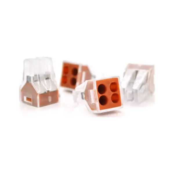 З'єднувач кабелю 4-pin аналог WAGO K773-104, 50штпак Voltronic (K773-104/50)