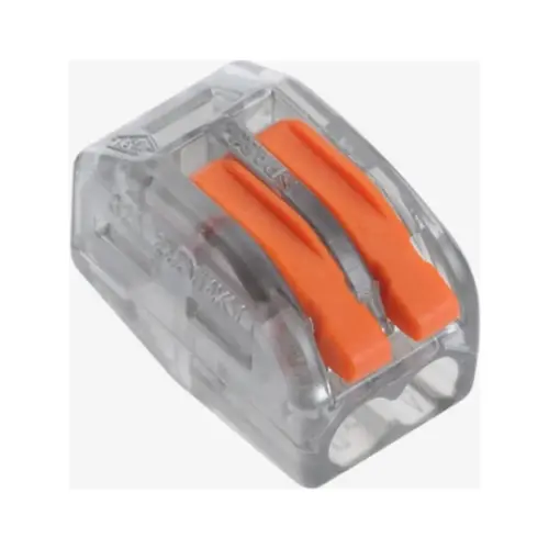 З'єднувач кабелю 2-pin аналог WAGO K222-412T, 50штпак Voltronic (K222-412T/50) З'єднувач кабелю 2-pin аналог WAGO K222-412T, 50штпак Voltronic (K222-412T/50)