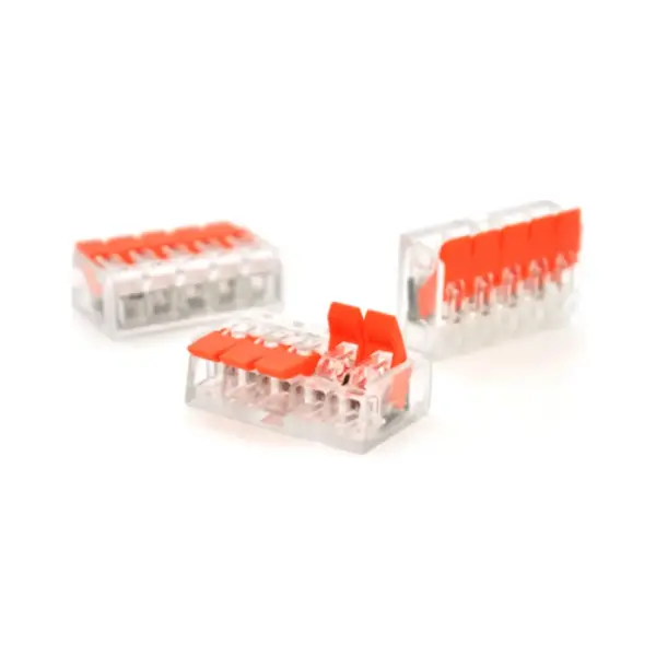 З'єднувач кабелю 5-pin аналог WAGO K221-415, 15штпак Voltronic (K221-415/15)